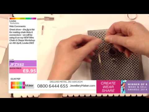How to Make Beaded Jewellery: JewelleryMaker LIVE 15/03/2015