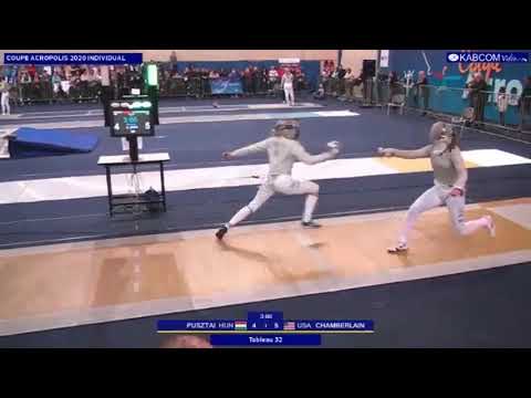 Athens World Cup SWS 2020 - L32 - Pusztai HUN v Chamberlain USA