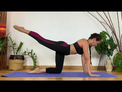 Yoga/Pilates Challenge - 15 min glutes - tone, shape and stretch your glutes before summer