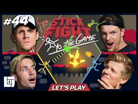 STICK FIGHT met Milan, Enzo, Link en Harm | Let's Play | LOGS2 #44
