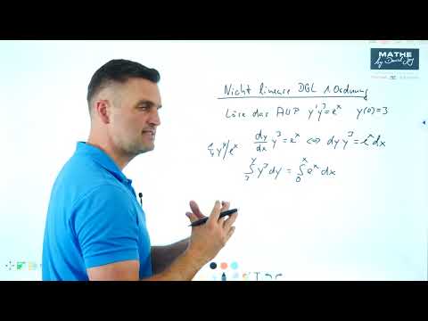 Differentialgleichung lösen nicht linear 1.Ordnung AWP | Mathe by Daniel Jung