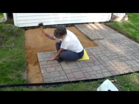 Building a paver patio and firepit