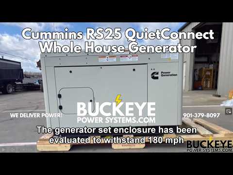 Cummins RS25 QuietConnect Whole House Generator