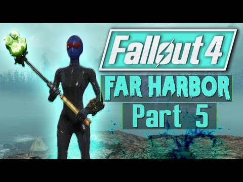 Fallout 4: Far Harbor Walkthrough Playthrough Modded Gameplay Part 5 - How to Follow Spring Figure