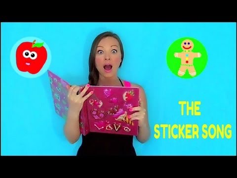 Fun Song for Children - The Sticker Song