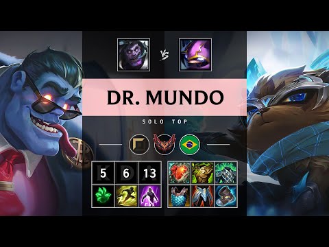 Dr. Mundo Top vs Kennen - BR Grandmaster Patch 25.19