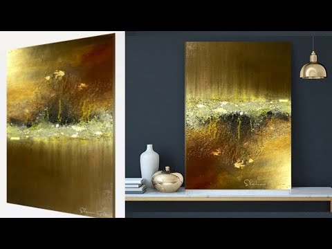 RADIANT MYSTIQUE: A Dazzling Display of Illuminating Textured Abstract Art (389)