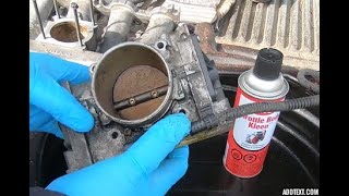 CLEANING ELECTRONIC THROTTLE MODULE (E.T.M) AND INTAKE MANIFOLD ~ 2001 VOLVO V70XC B5244T3 ENGINE