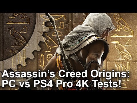 [4K] Assassin's Creed Origins: PC Ultra HD vs PS4 Pro Comparison - Plus PS4/Xbox One Comparisons!