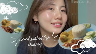 Dried Salted Fish Chutney Recipe | Nagastyle | Easy & Simple😋