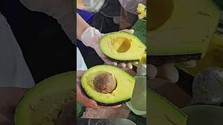 Giant Avocado Smoothie! #shorts Avocado Fruit Cutting