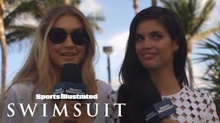 Models On The Street With Gigi Hadid And Sara Sampaio | Sports Illustrated Swimsuit