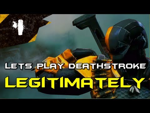 Injustice Gods among us - Let's play deathstroke...LEGITIMATELY?!?! 1#