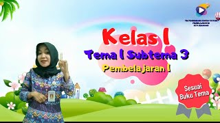 Kelas 1 Tema 1 Subtema 3 Pembelajaran 1