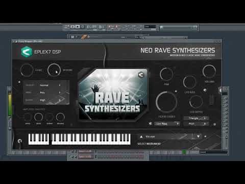 Rave synths 1 plugin instrument with old-school 90s & modern rave synths and leads