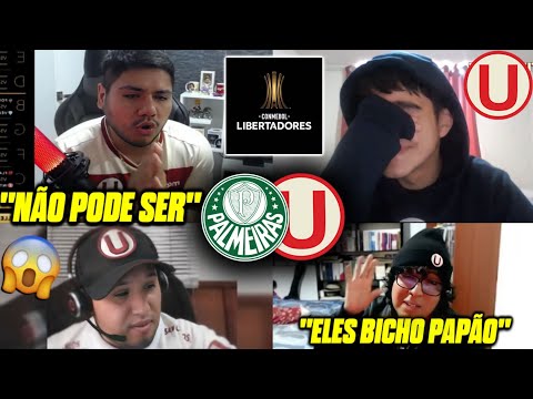 Reactions of Universitário fans after drawing Palmeiras in the Libertadores draw!