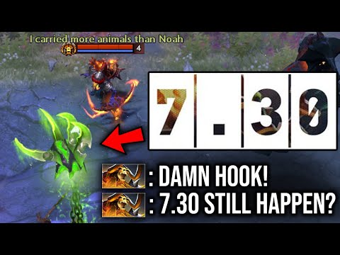 FIRST PUDGE GAMEPLAY IN 7.30 WITH THE IMPOSSIBLE HOOK!!!