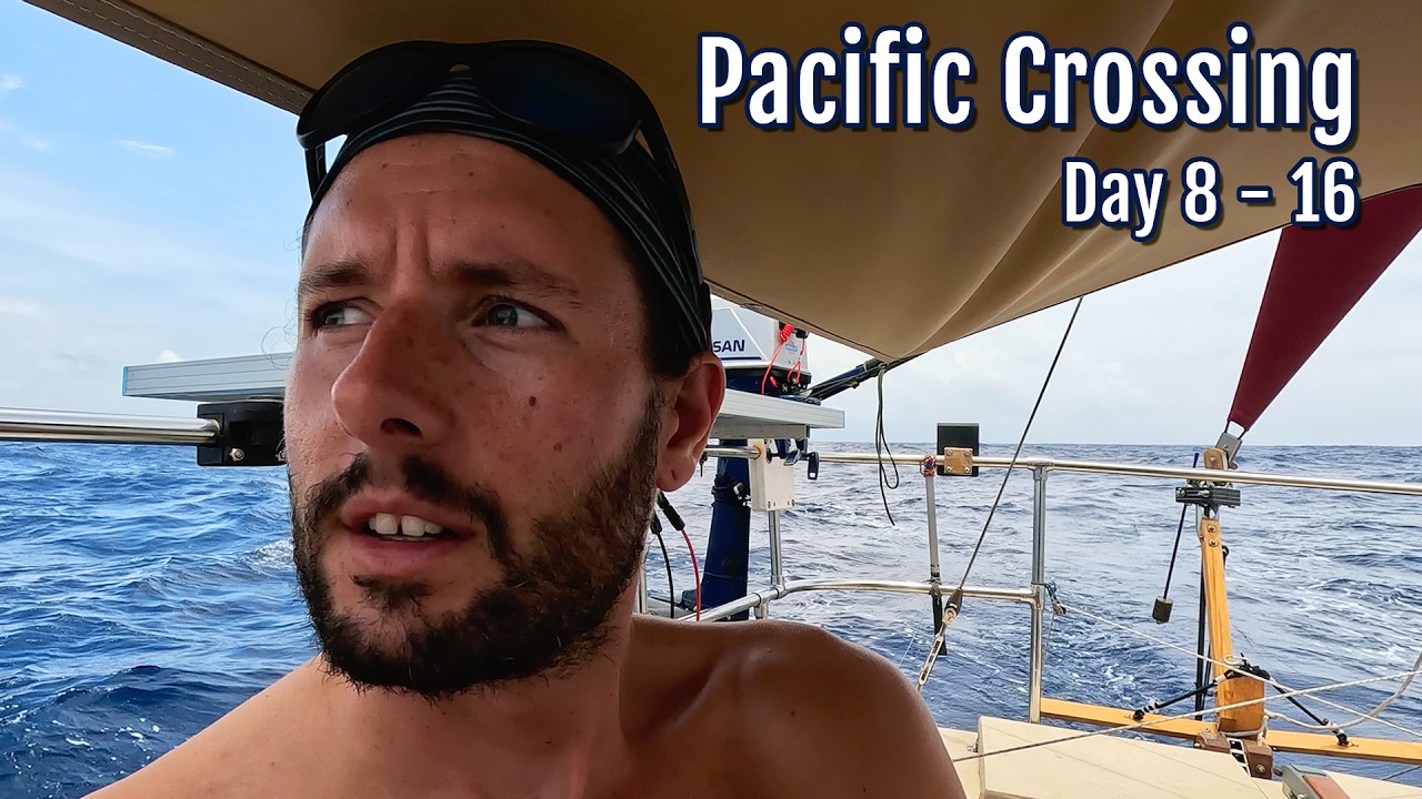 Mexico to French Polynesia on a Small Sailboat | Day 8 - 16 | Tricky Winds & Wet Weather