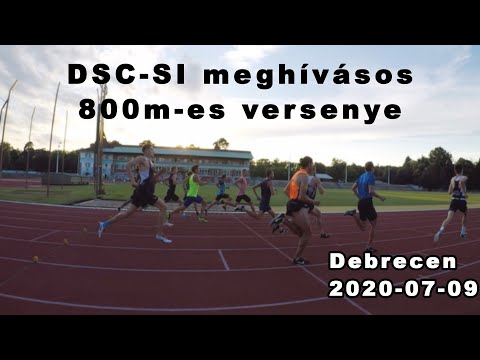 Férfi 800 méter - DSC-SI meghívásos versenye