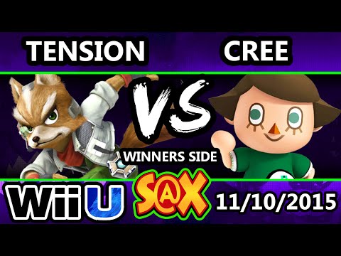 S@X 123 - Cree (Villager) Vs. Arc | Feel Tension (Fox) SSB4 Tournament - Smash Wii U  - Smash 4
