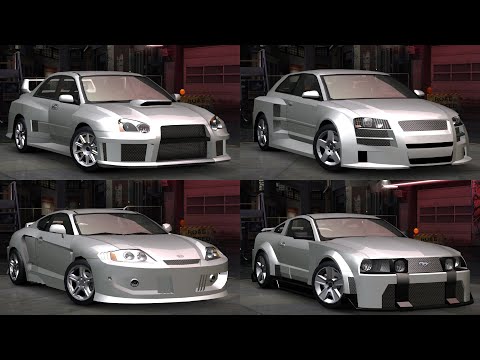 Need for Speed Underground 2 - All Widebody Kits