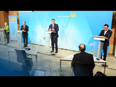 Pressekonferenz zum „Homeoffice-Gipfel“ (13. Januar 2021) - Bayern