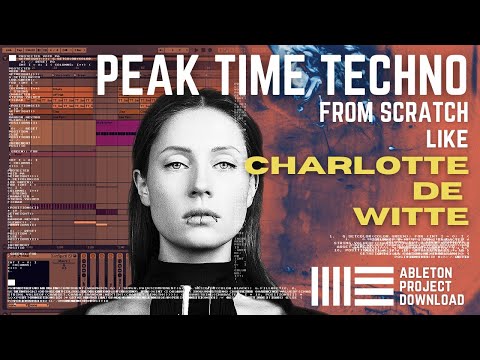 Charlotte De Witte Style Techno from Scratch Tutorial (Ableton Live project )
