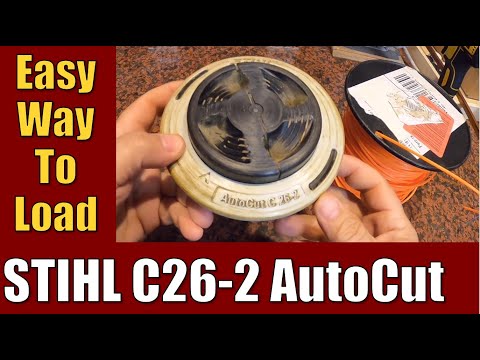 🌻Easy Trick to Load STIHL AutoCut C26-2 String Trimmer Head for Gas or Battery Weedeaters ✅