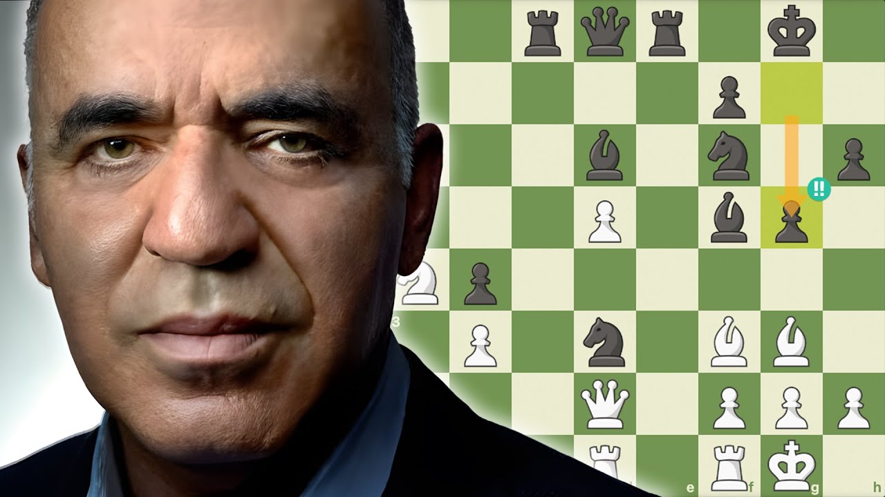 Garry Kasparov sobre a Partida: "UMA DAS MINHAS MAIORES CRIAÇÕES NO XADREZ"