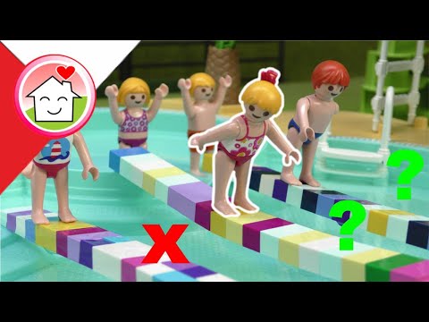 Playmobil po polsku Popołudniowe gry w parku wodnym - Rodzina Hauserow