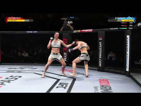 UFC 4 - Jessica 'Evil' Eye vs Joanna Jedrzejczyk - [FULL FIGHT]