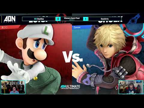 SoulArts (Shulk) vs GuyGuy (Luigi) | AON Ultimate #134 Winners Semi-Final
