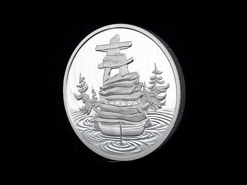5 oz. Pure Silver Coin - Symbolic Canada (2019)