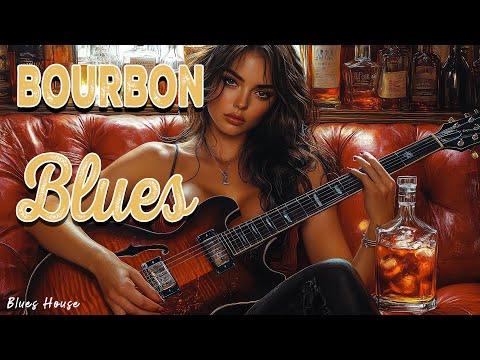 Smooth Bourbon Blues Instrumental - Timeless Blues & Jazz Lounge 🥃 Relaxing Whiskey Bar Music