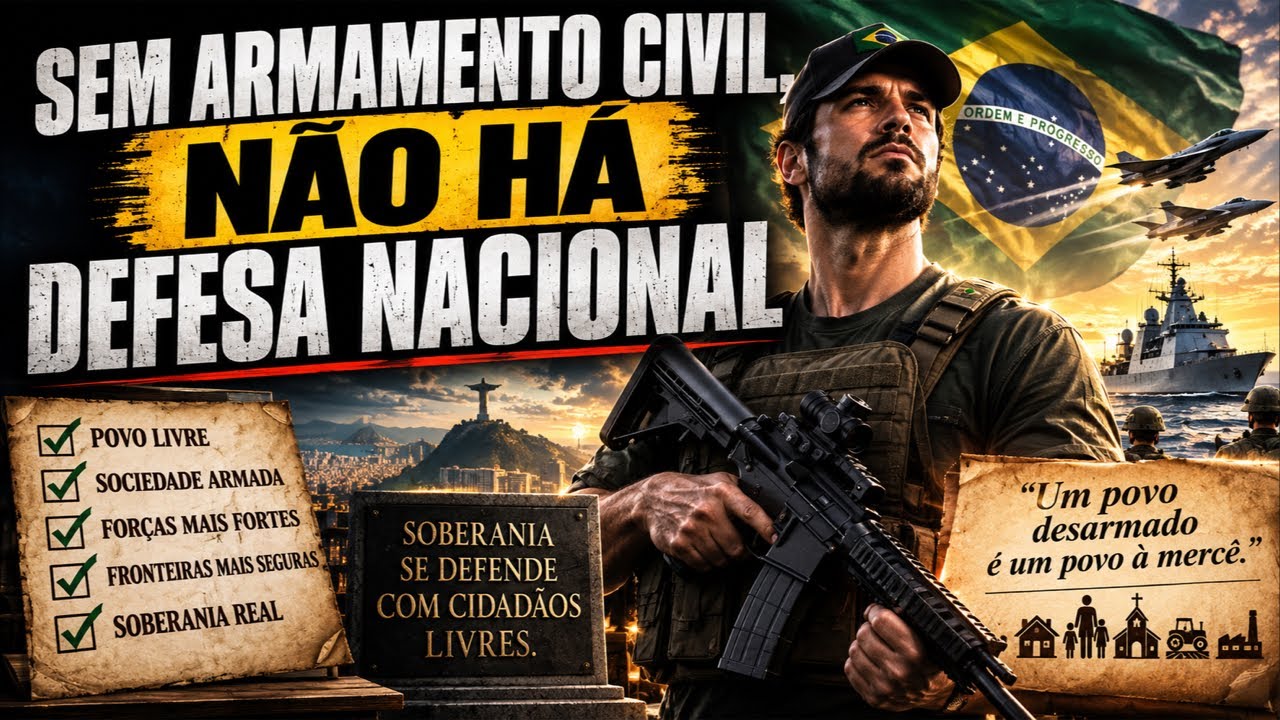 Sem armamento civil não há defesa nacional