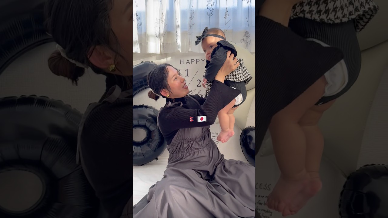 My whole world 🌎 halfbaby girl🇳🇵🇯🇵#nepalijapanesecouple #baby #nepal #japan