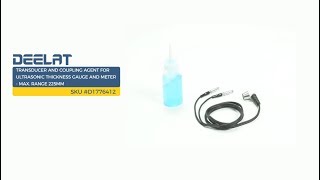 Transducer and Coupling Agent for Ultrasonic Thickness Gauge and Meter     SKU #D1776412