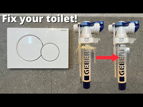 How to Descale your Geberit Flush and Fill Valves so they Work again!