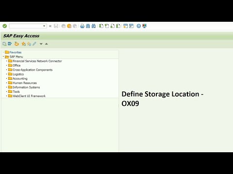 Video5  || How to Create storage location in SAP MM