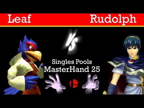 MasterHand 25 Pools - Leaf(Falco) vs. Rudolph(Marth)