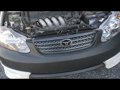 2005 corolla radiator support replacement