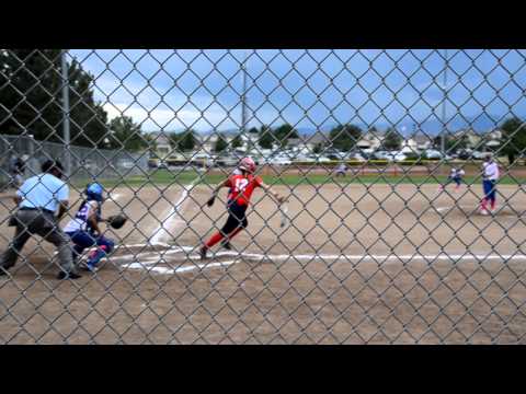 Ashli Lotz - Colorado IDT 2012 - vs Fresno Force BASE HIT up middle