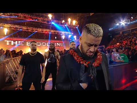 The Bloodline Entrance - WWE SmackDown 10/18/2024