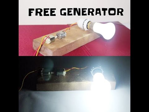 How to make a Generator at Home - Easy way Video