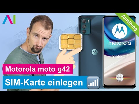 Motorola moto g42 - SIM-Karte einlegen • 🂠 • 📲 • 📡 • Anleitung | Tutorial