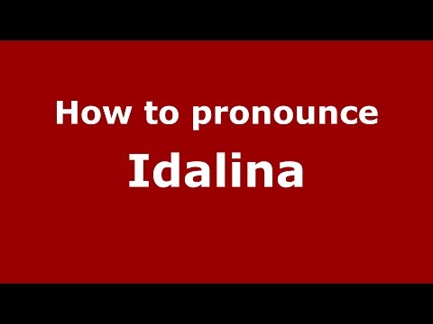 How to pronounce Idalina (Spanish/Argentina) - PronounceNames.com