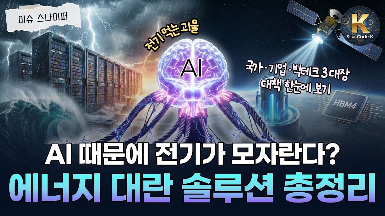 전기 먹는 AI, 국가·기업·빅테크의 생존 솔루션 총정리!