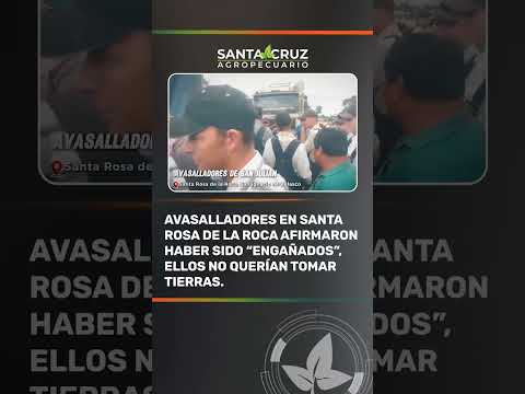 Avasallamiento en Santa Rosa de la Roca, invasores capturados en Colonia Menonita #shorts #noticias