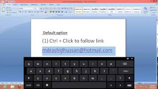 how to change Ctrl + Click hyperlink option