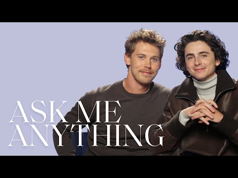 Timothée Chalamet & Austin Butler Reveal Wildest Headlines About Themselves | Ask Me Anything | ELLE